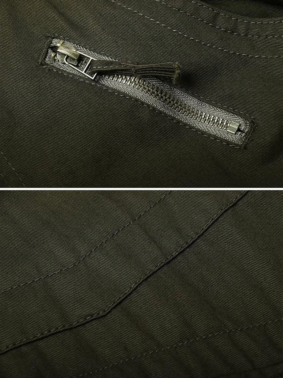 OCHENTA Men's Cotton Casual Cargo Work Pants Baggy Camo Tactical Combat Trousers with 8 Pockets (No Belt)
