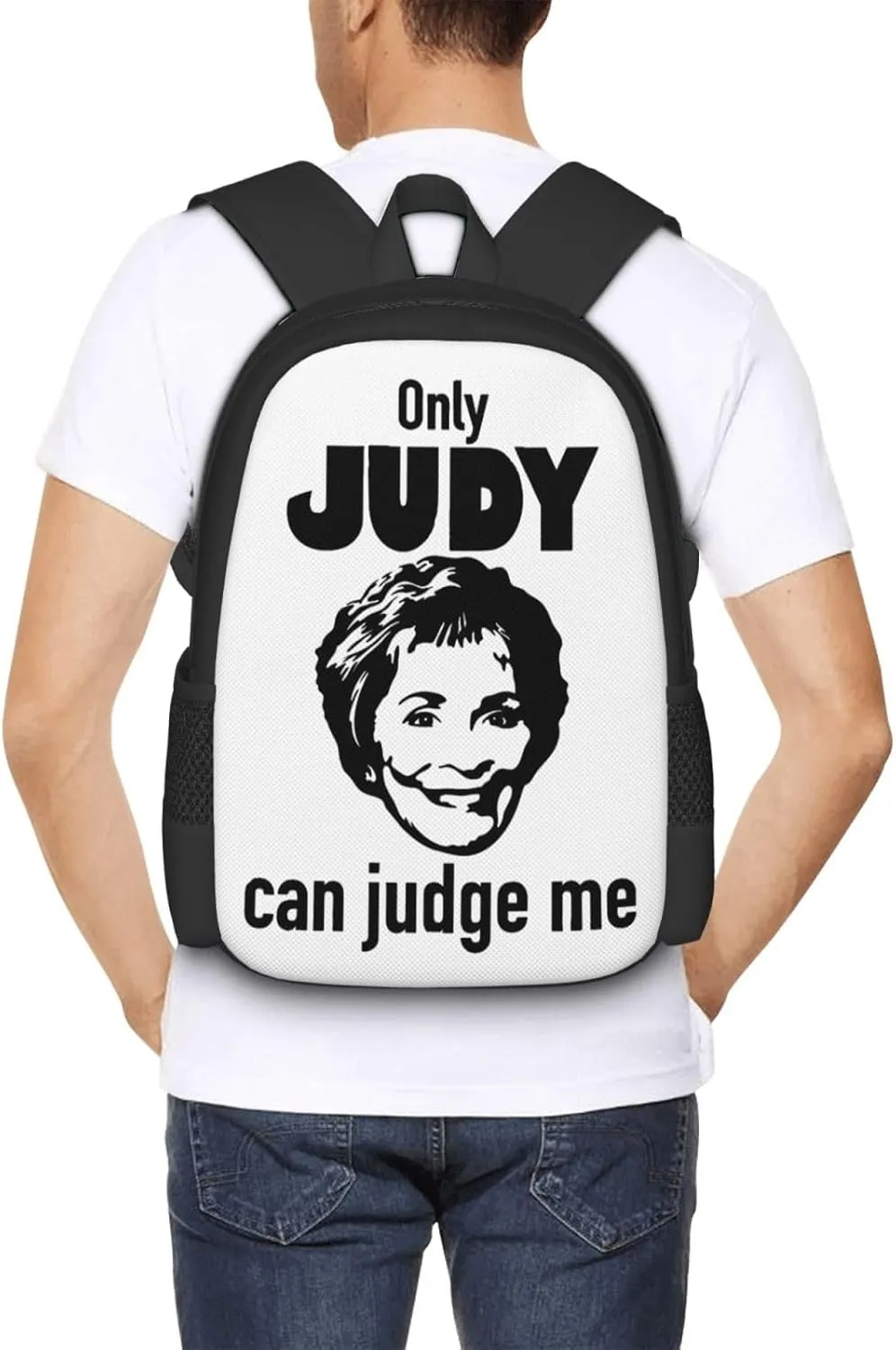 Only Judy Can Judge Me Backpack Lightweight Large Capacity Laptop Backpack Travel Backpacks for Unisex