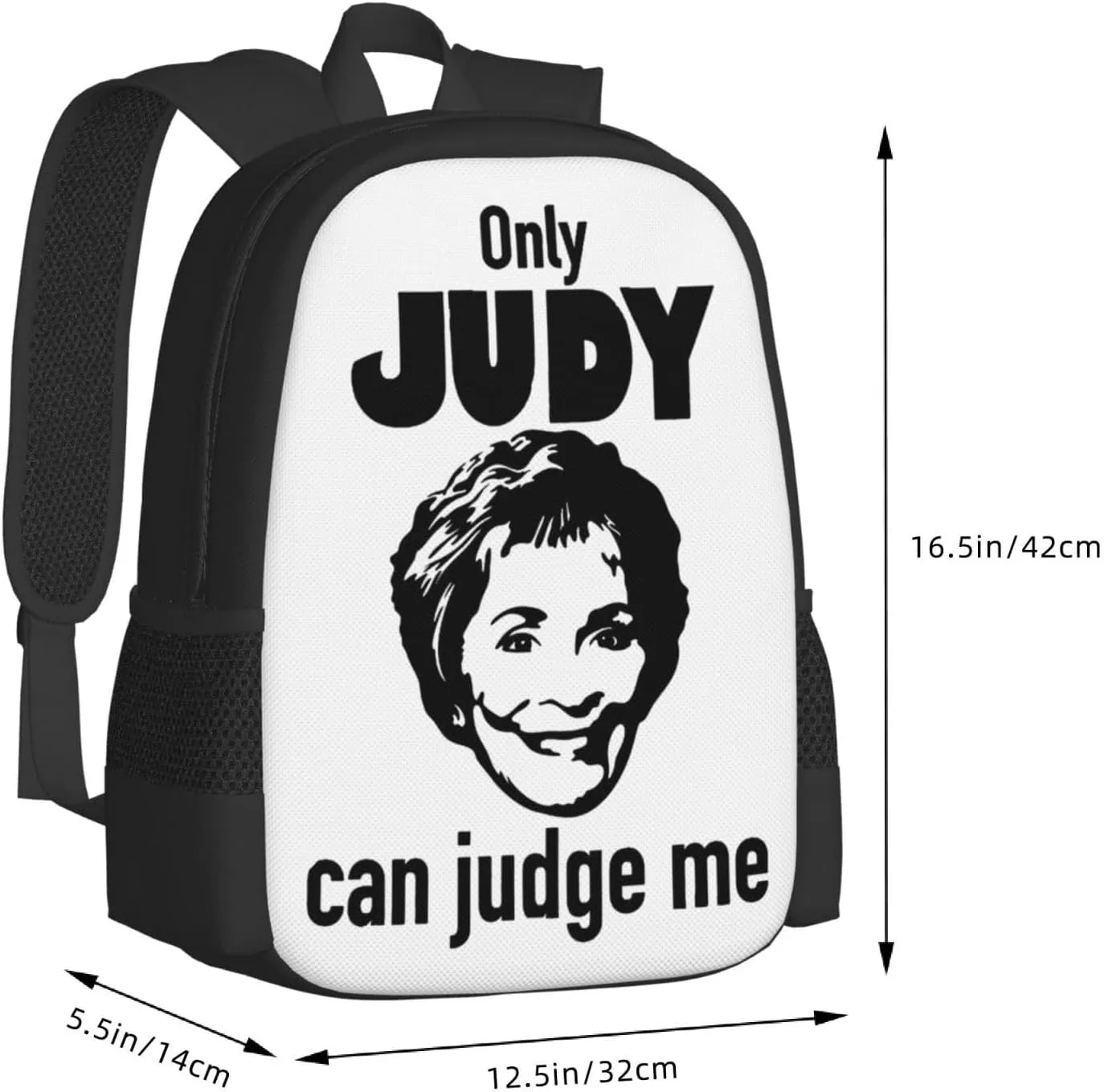 Only Judy Can Judge Me Backpack Lightweight Large Capacity Laptop Backpack Travel Backpacks for Unisex