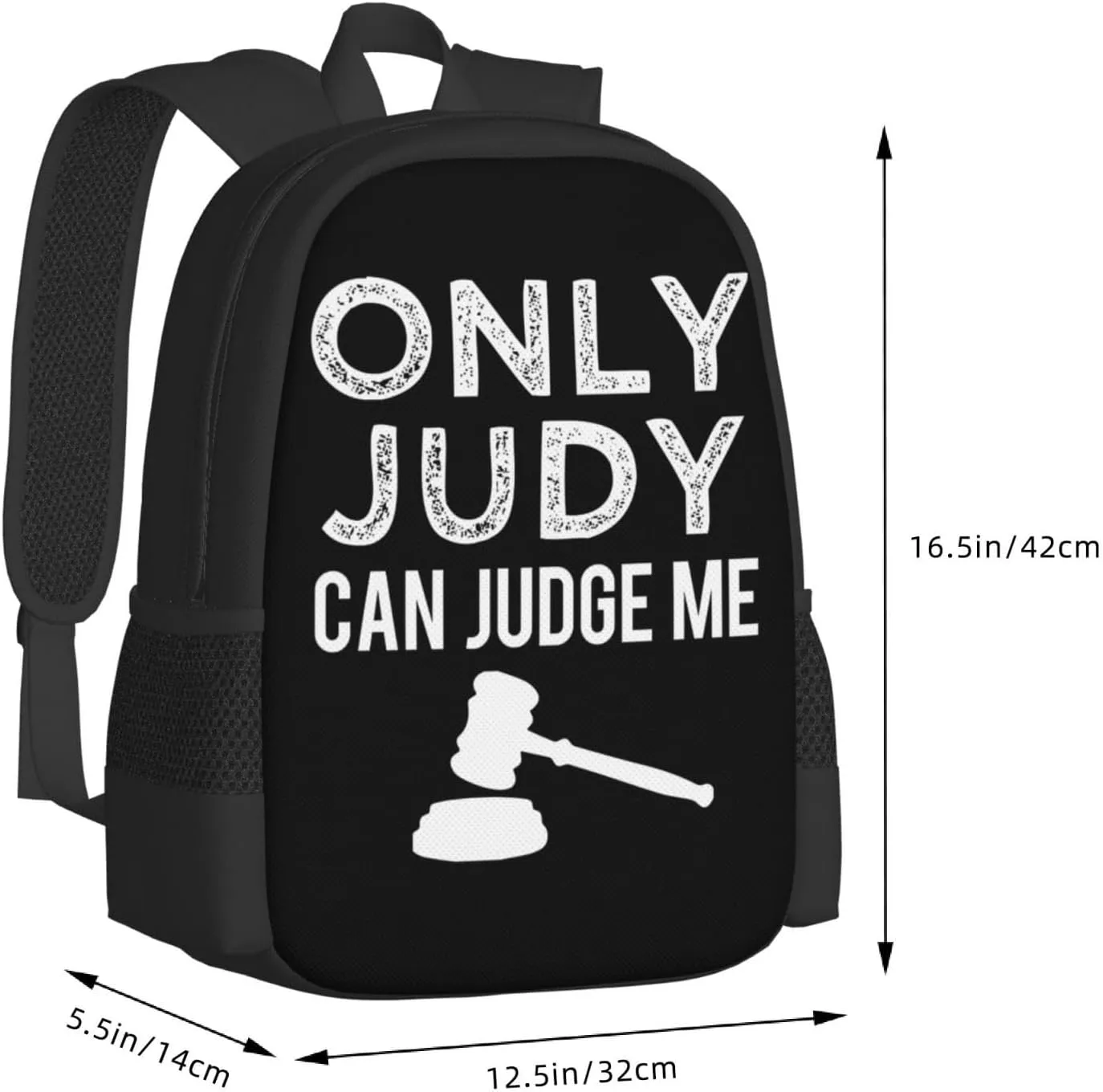 Only Judy Can Judge Me Backpack Lightweight Large Capacity Laptop Backpack Travel Backpacks for Unisex