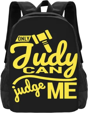 Only Judy Can Judge Me Backpack Lightweight Large Capacity Laptop Backpack Travel Backpacks for Unisex