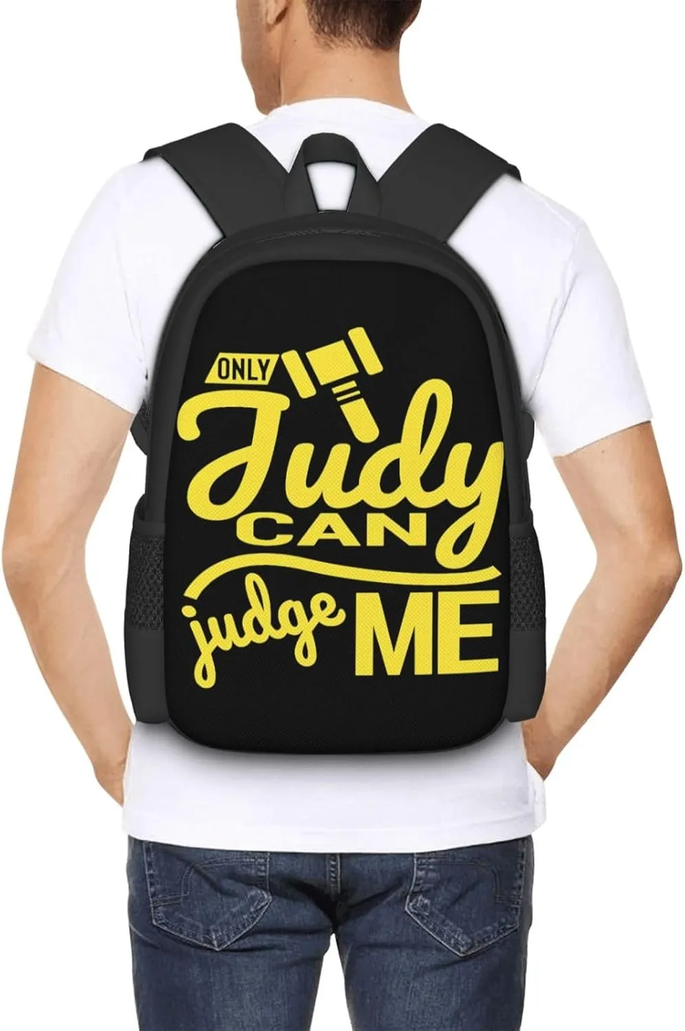 Only Judy Can Judge Me Backpack Lightweight Large Capacity Laptop Backpack Travel Backpacks for Unisex