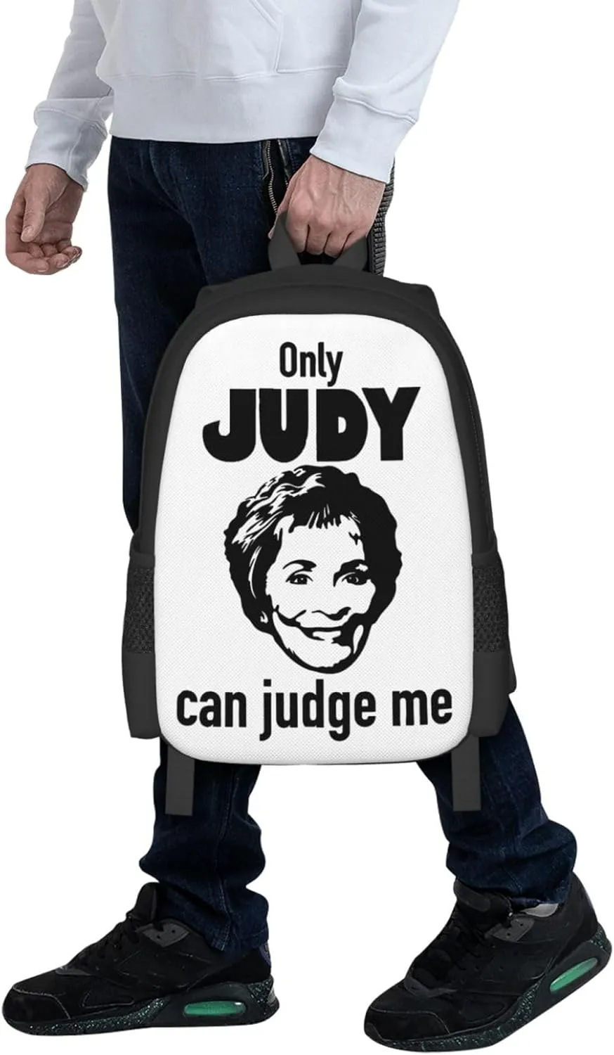 Only Judy Can Judge Me Backpack Lightweight Large Capacity Laptop Backpack Travel Backpacks for Unisex