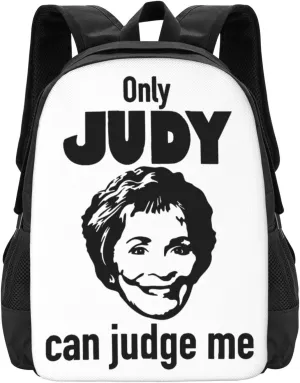 Only Judy Can Judge Me Backpack Lightweight Large Capacity Laptop Backpack Travel Backpacks for Unisex