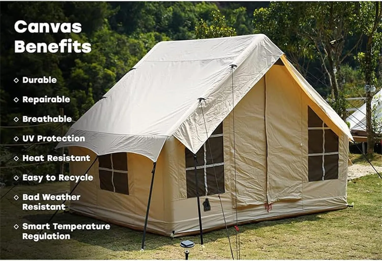 Outdoor Tents for Camping Waterproof Easy Setup Camping Tent Outdoor Canopy Pop Up Sun Shade Shelter Oxford Camping Tent for Traveling, Fishing,400x300x220cm