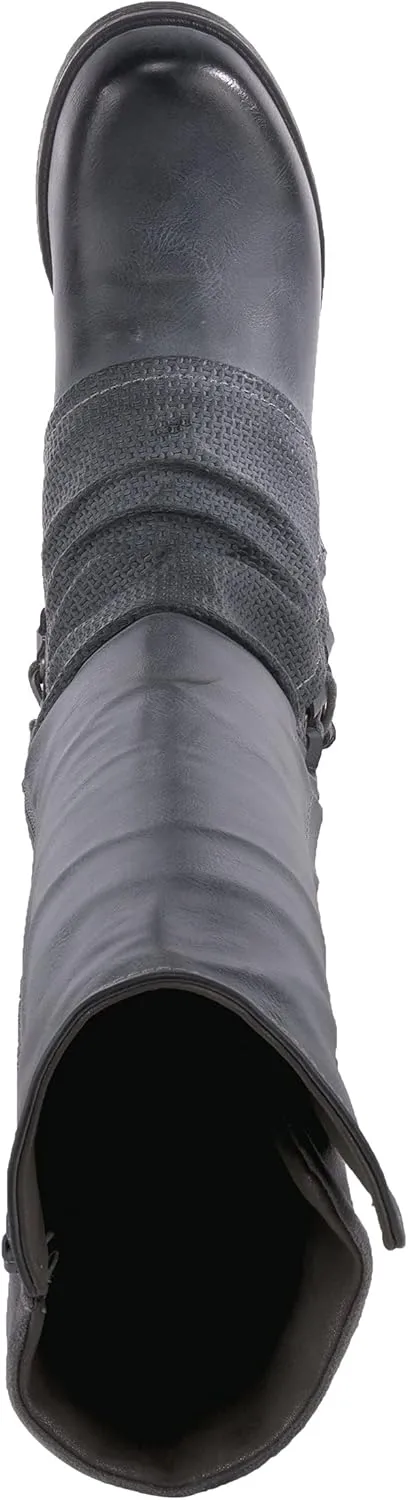 PATRIZIA Spring Step Maxie Boots for Women - Modern Pull-On Tall Boots with Zipper Closure - Knee High Ladies Boots for Outdoor