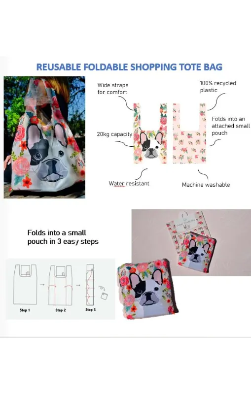 Peachie Good - Foldable Reusable Tote - Nov - Dec - FT021