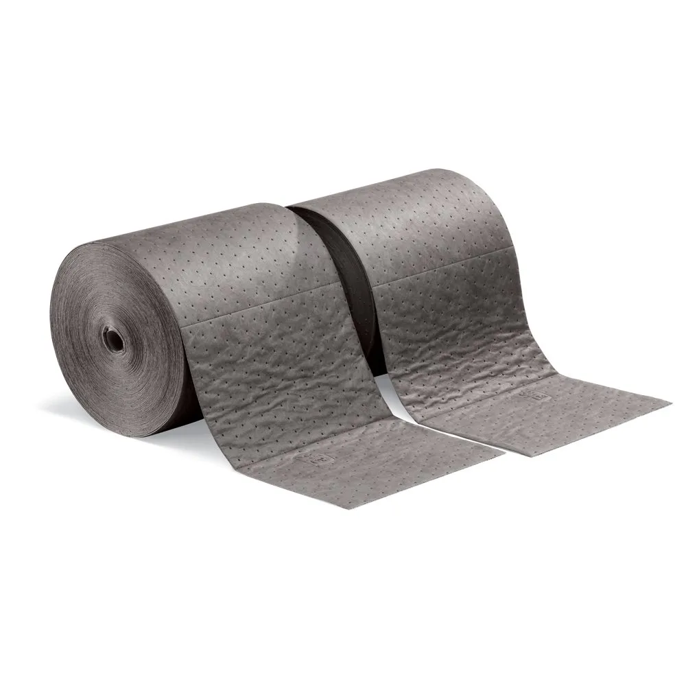PIG Absorbent Mat Roll | 15" x 150' Mediumweight Mat Rolls | 2 Oil Absorbent Rolls | Absorbs up to 16 Gallons per Roll | MAT2009
