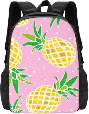 Pineapple Lightweight Packable Backpack Travel Casual Large Capacity Daypack Foldable Backpack For Men Women