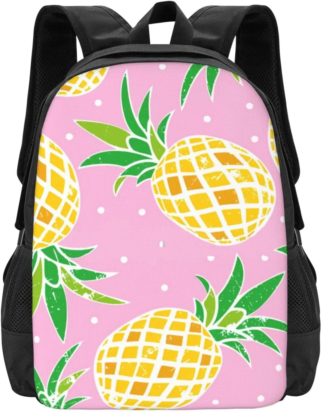 Pineapple Lightweight Packable Backpack Travel Casual Large Capacity Daypack Foldable Backpack For Men Women