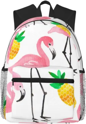 Pink Flamingos Lightweight Packable Backpack Travel Casual Hiking Daypack Foldable Backpack For Men Women