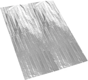 pistro Emergency Blankets Foil Mylar Thermal Blankets Space Blanket 51"x83" for Outdoors,Camping,Hiking,Survival