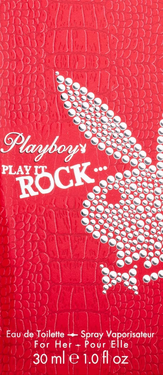 Playboy Play It Rock Edt Spray 1.0oz For Women