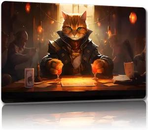 Playmat for MTG, with Free Storage Bags,Game Mat 24 x 14 inches, TCG and Board Game Mat for Cards,Mousepad Desk Mats (Regular)