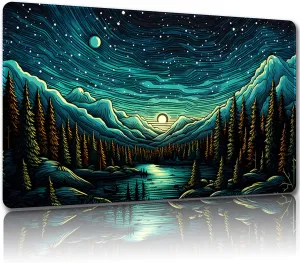 Playmat for MTG, with Free Storage Bags,Game Mat 24 x 14 inches, TCG and Board Game Mat for Cards,Mousepad Desk Mats (Regular,Magic Mat 8)