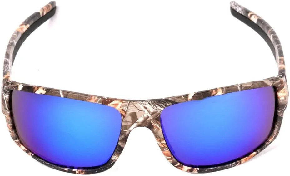 Polarized Outdoor Sports Sunglasses Tr90 Camo Frame for Men Women Driving Fishing Hunting Reduce Glare