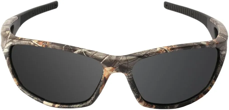 Polarized Outdoor Sports Sunglasses Tr90 Camo Frame for Men Women Driving Fishing Hunting Reduce Glare