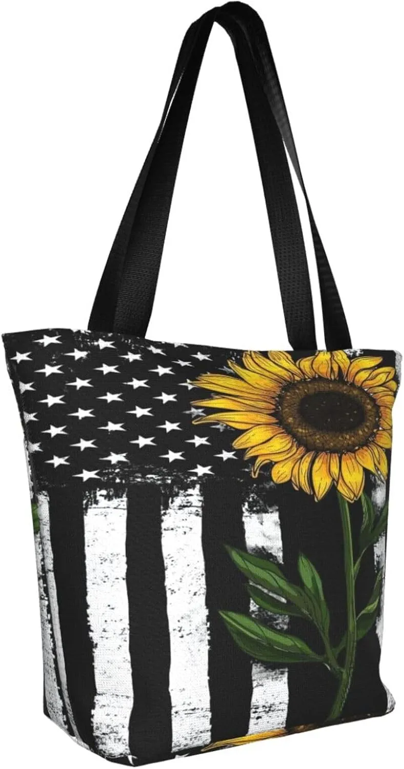 Polish Flag Poland Polska Women's Tote Bag Shoulder Bag Shopping Handbag Large Capacity Handbag With Zipper