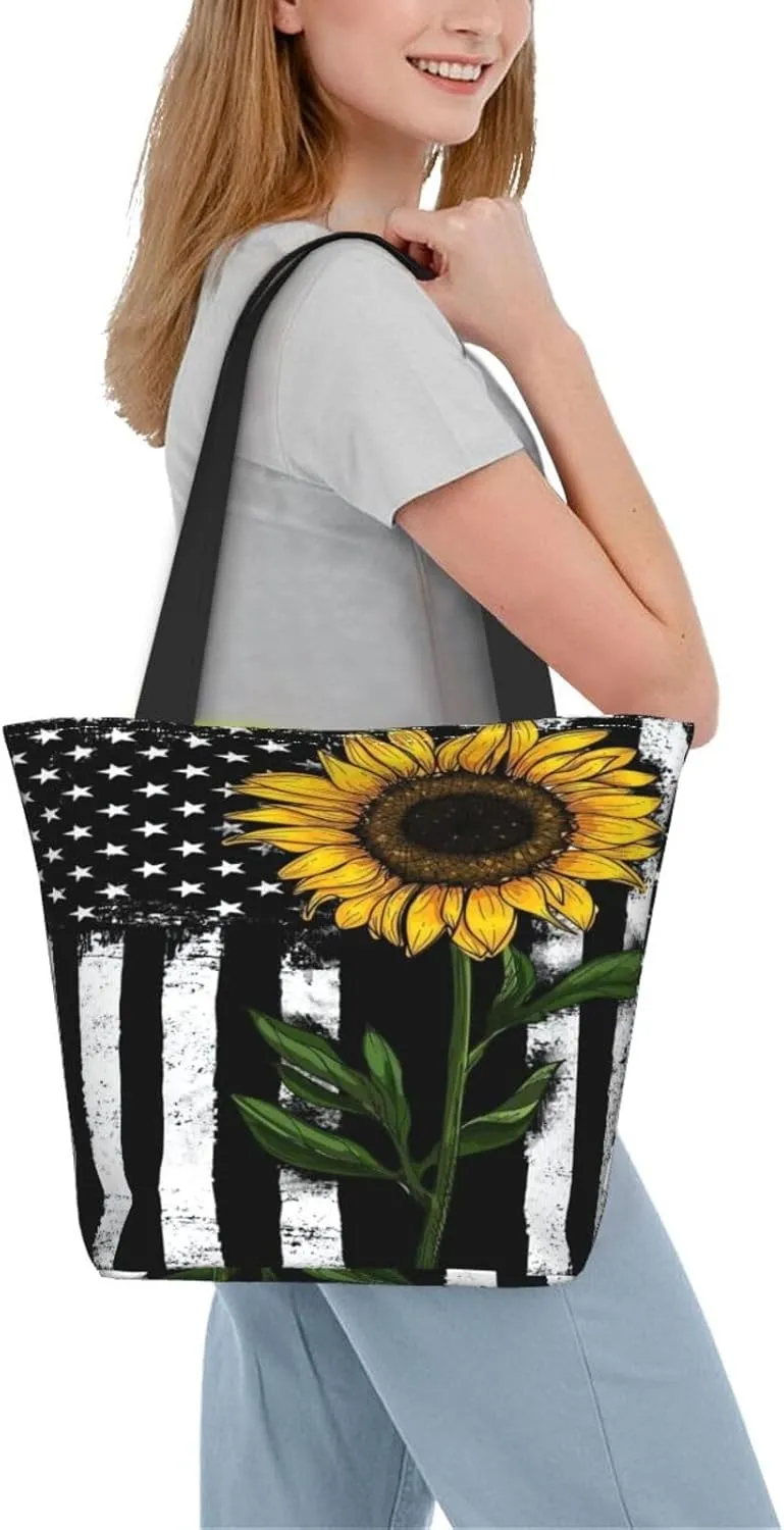 Polish Flag Poland Polska Women's Tote Bag Shoulder Bag Shopping Handbag Large Capacity Handbag With Zipper