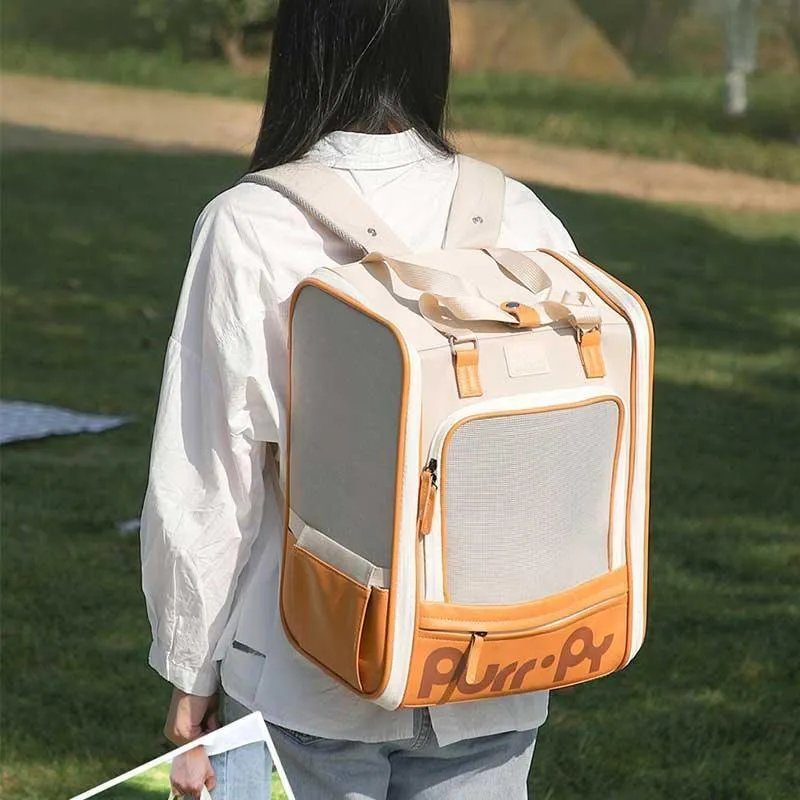 Portable Cat Travel Carrier Backpack 2 Color Cat Bag