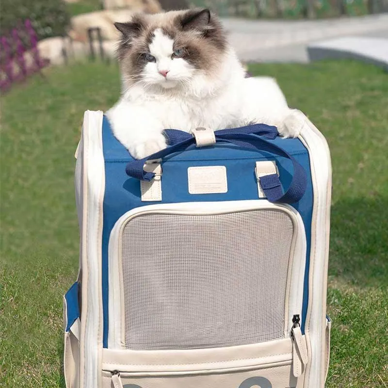 Portable Cat Travel Carrier Backpack 2 Color Cat Bag