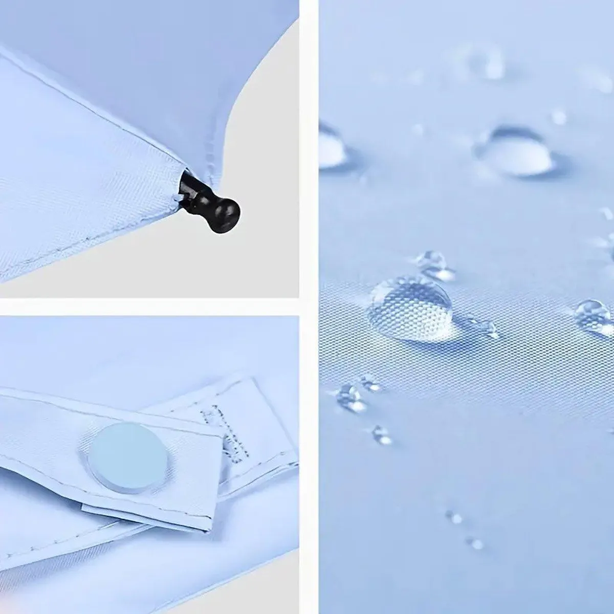 Portable Five Fold Sun Protection Umbrella Compact Travel Folding Umbrella