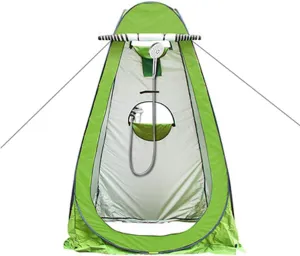 Portable Instant Pop Up Tent Camping Toilet Tent Outdoor Shower Changing Clothes Easy to Install and Storage Bathing Storage Room Tents - Blue, Green