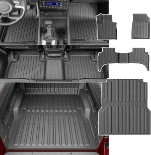 powoq Floor Mat Compatible with 2022-2025 Santa Cruz Truck Bed Mat 4.3FT Truck Liner TPE Bed Mat Floor Liner Replacement for 2022-2025 Santa Cruz Accessories (4.3FT Bed Mat Floor Mat)