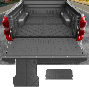 powoq Truck Bed Mat Compatible with 2022-2025 Ford Maverick Tailgate Mat Truck Bed Liner Tailgate Protector All Weather Replacement for 2022-2024 2025 Ford Maverick Accessories(Bed Mat Tailgate Mat)