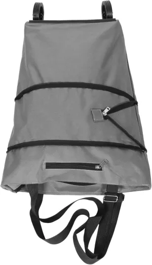 PRETYZOOM Grocery Trolley Bag with Wheels Portable Rolling Shopping Cart for for Shopping Travel Daily Use