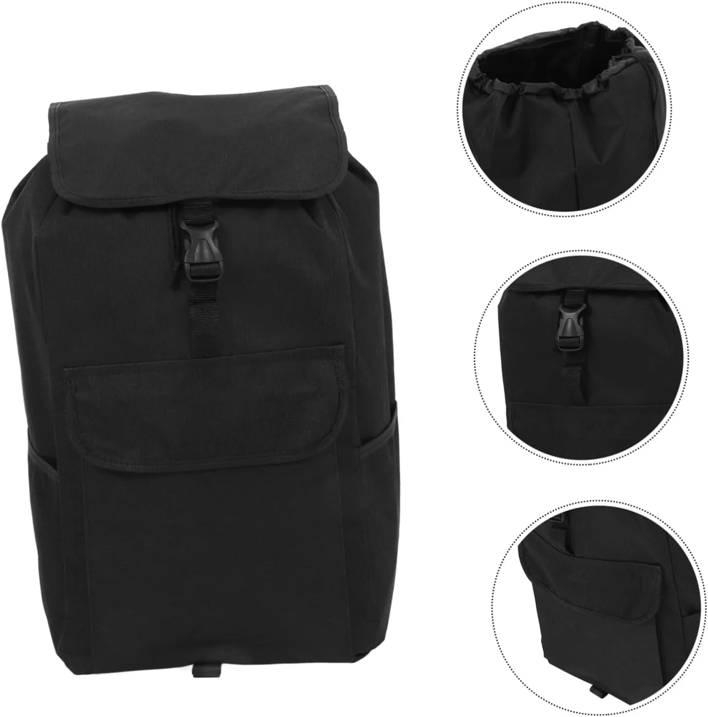 PRETYZOOM Heavy Duty Trolley Cart Replacement Bag Shopping Cart Cloth Bag with Side Pocket for Outdoor Shopping and Travel Oxford Foldable Design