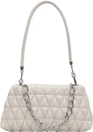 PU Leather Crossbody Bag Ladies Shoulder Top Handle Chain Bags Handbag Purse Evening Bag