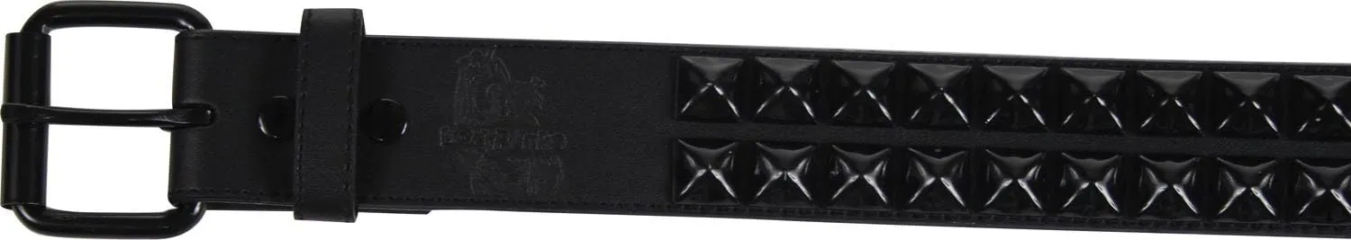 Punk Rock Classic Pyramid Studded Leather Belt by BodyPunks