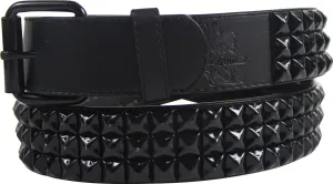 Punk Rock Classic Pyramid Studded Leather Belt by BodyPunks