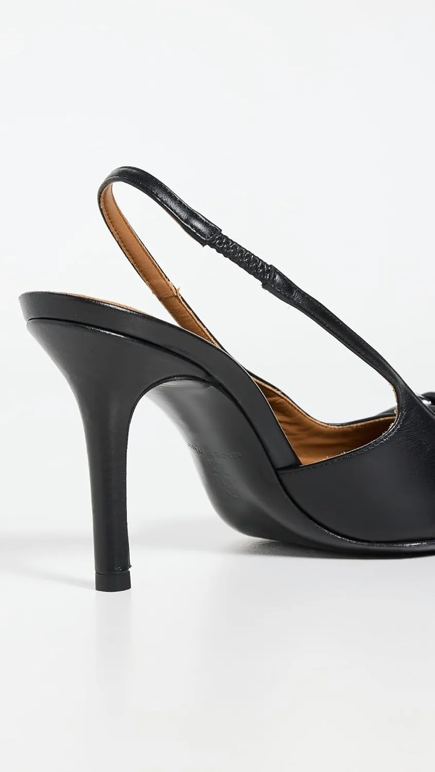 R13 Women's Sling Back Heels with Ring