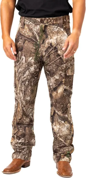 Realtree Men's All-Season Pants, Lightweight Camo Hunting Gear, Moisture-Wicking, Durable Fabric