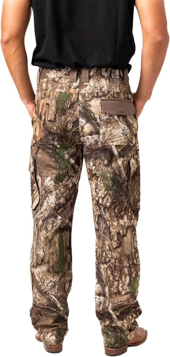 Realtree Men's All-Season Pants, Lightweight Camo Hunting Gear, Moisture-Wicking, Durable Fabric