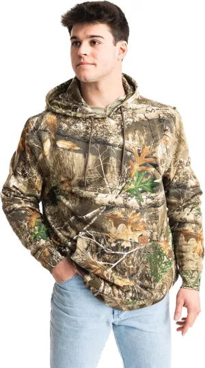 Realtree Men's Camo Fleece Hoodie | Poly-Cotton Hunting Sweatshirt | Warm Outdoor Pullover with Kangaroo Pocket