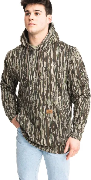 Realtree Men's Camo Fleece Hoodie | Poly-Cotton Hunting Sweatshirt | Warm Outdoor Pullover with Kangaroo Pocket