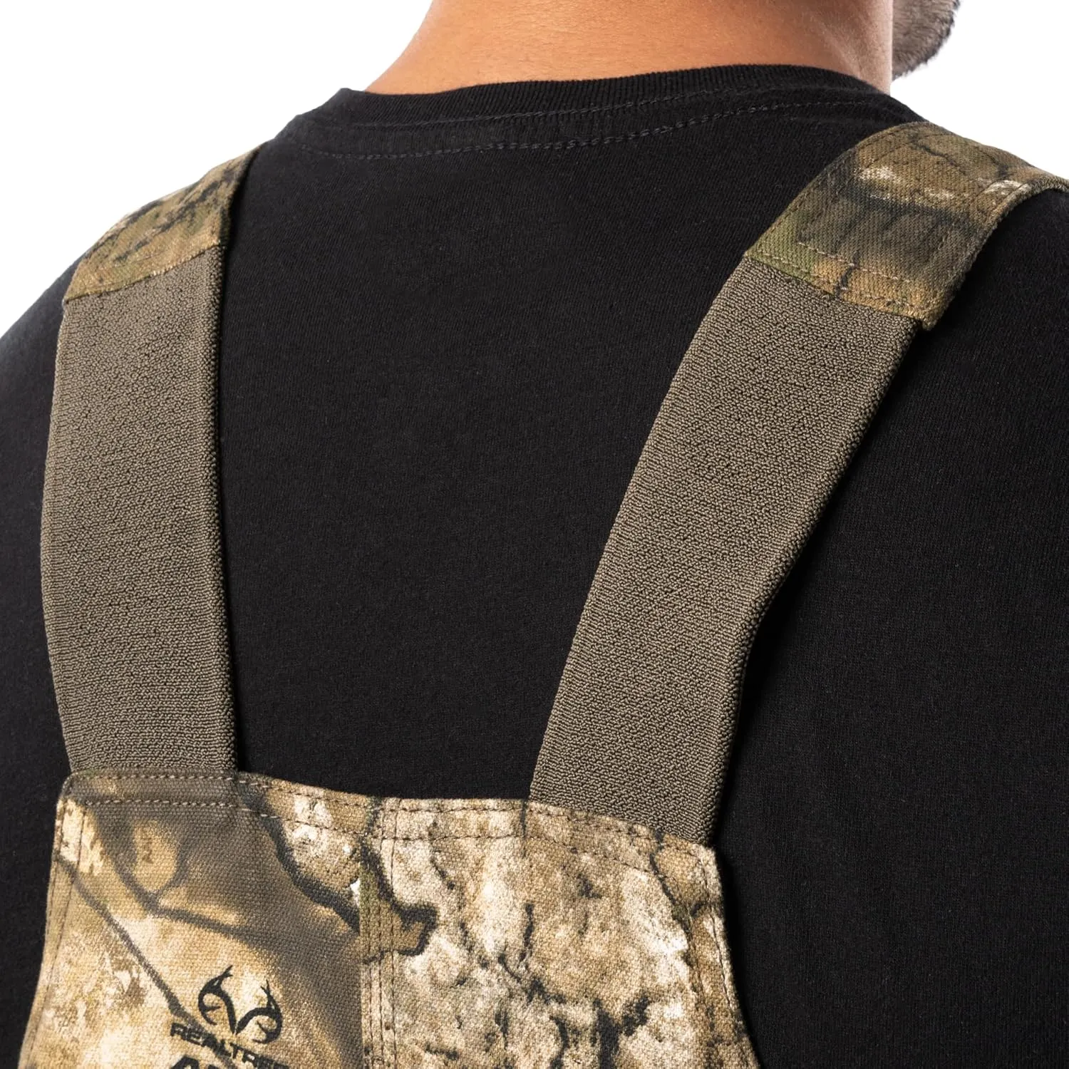 Realtree mens Insulated Flex Duck Bibs