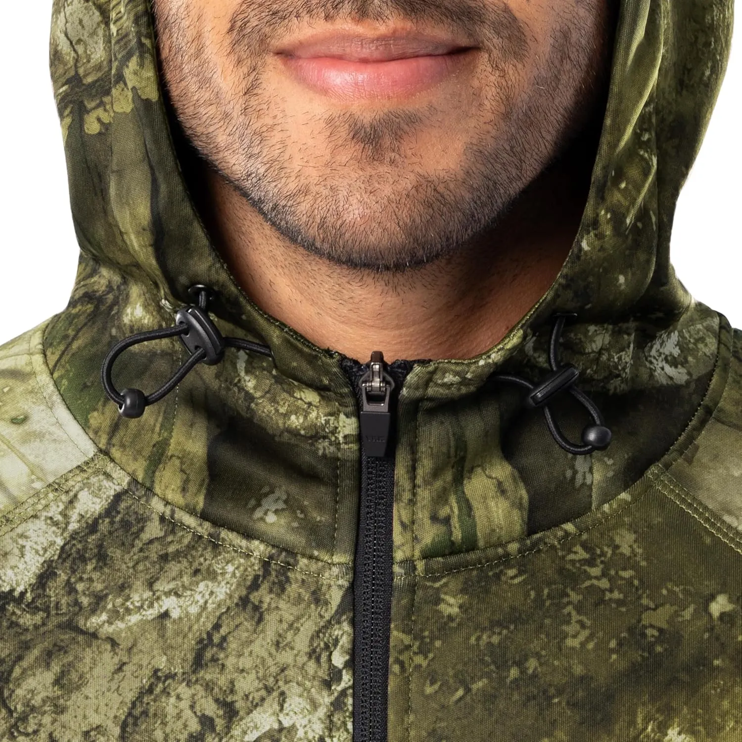 Realtree Men's Performance Bonded Fleece Zip Hoodie