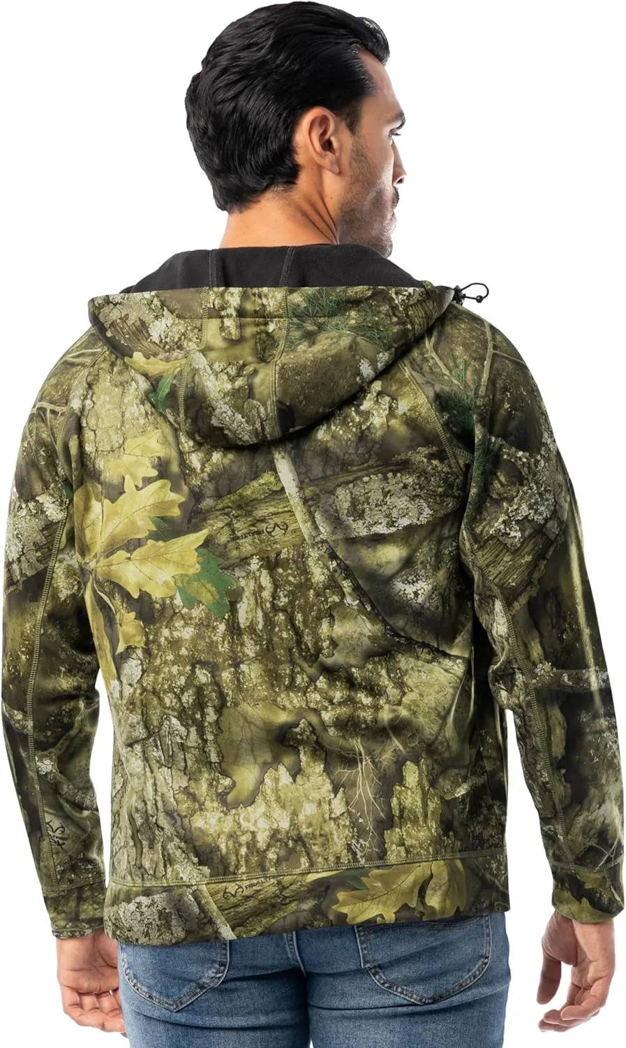 Realtree Men's Performance Bonded Fleece Zip Hoodie