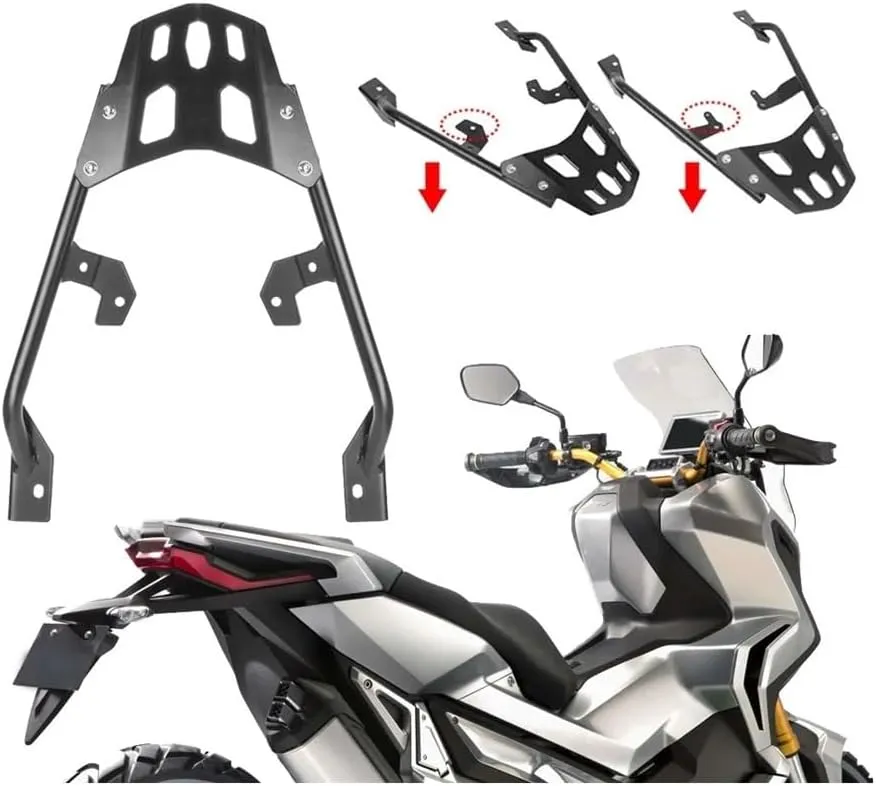 Rear Racks Motorbikes Rear Luggage Rack Cargo Carrier Shelf for X-ADV750 2017-2020 for XADV750 2021-2023 Motorcycle Rear Passenger Grip Bar Bracket