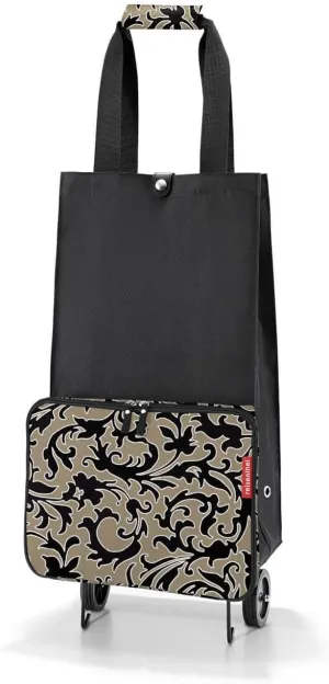 reisenthel foldabletrolley Baroque Marble - Foldable, Compact Shopping cart - Easy to Store