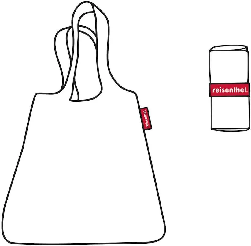 reisenthel mini maxi shopper dots - foldable shopping bag with attractive design - water repellent