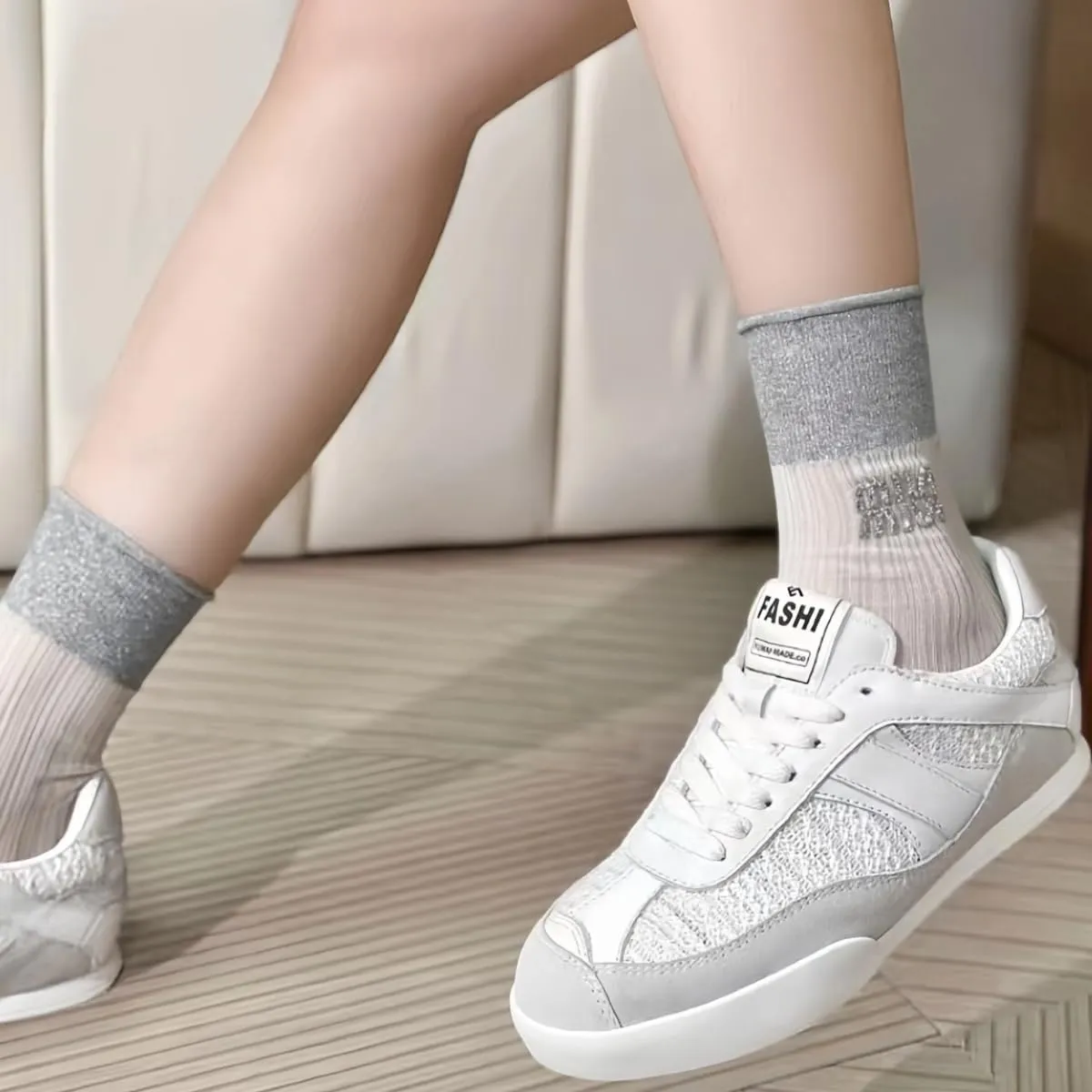 Retro Patchwork Design Lace - up Women's German Army Trainer Shoes Lightweight Flats Round Toe Genuine Suede Leather Sneakers for Women Daily Casual