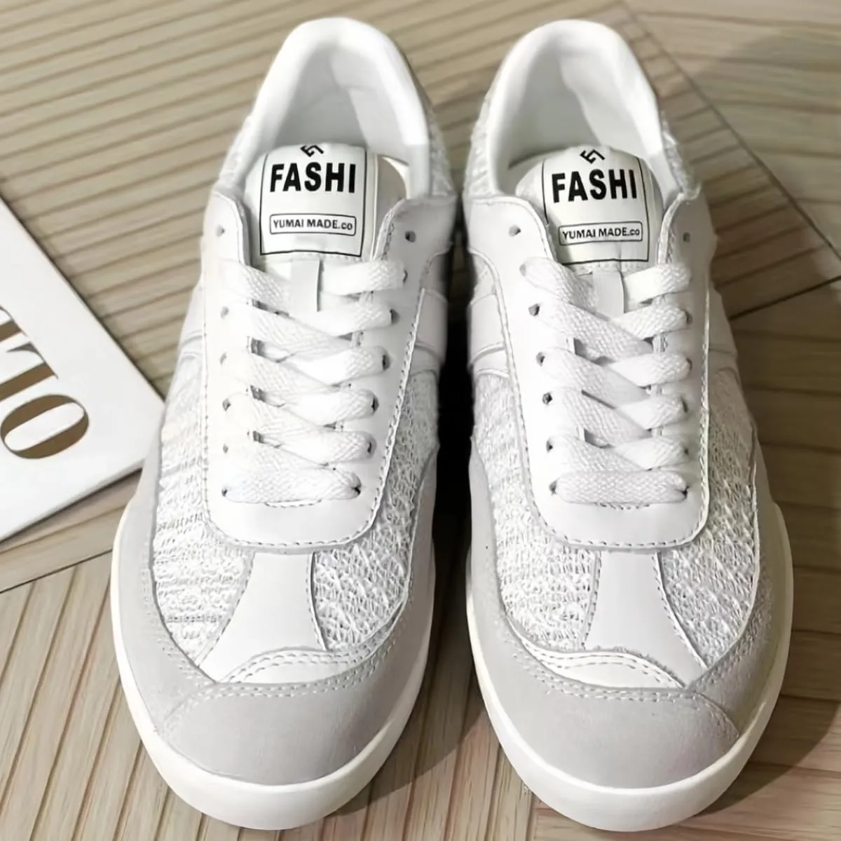 Retro Patchwork Design Lace - up Women's German Army Trainer Shoes Lightweight Flats Round Toe Genuine Suede Leather Sneakers for Women Daily Casual