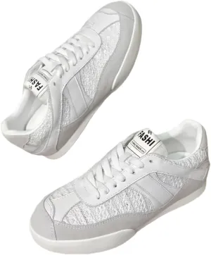 Retro Patchwork Design Lace - up Women's German Army Trainer Shoes Lightweight Flats Round Toe Genuine Suede Leather Sneakers for Women Daily Casual