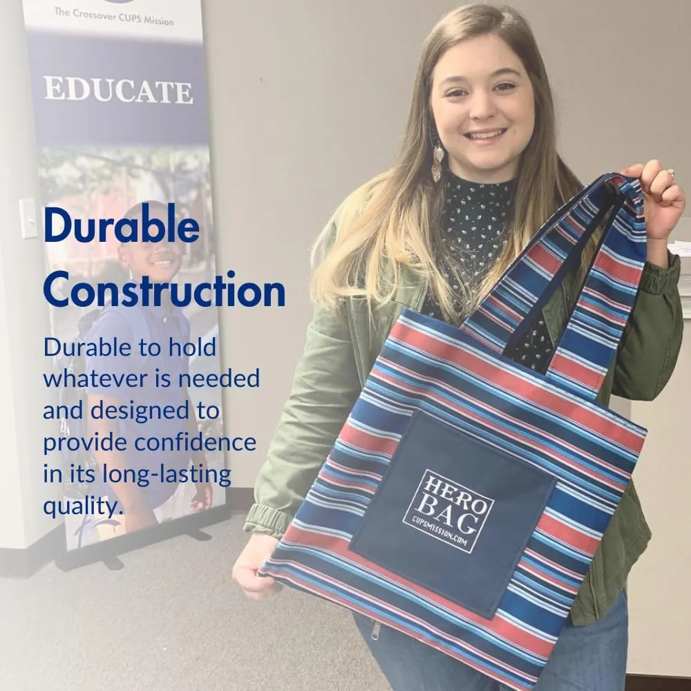 Reusable Shopping Bag, Lightweight Durable Tote with Handles, Large Capacity Eco-Conscious Cloth Bag