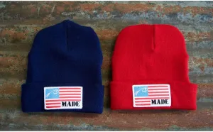 Rising Roll Up Beanie Blue